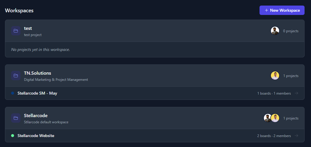 Workspaces for every team. screenshot